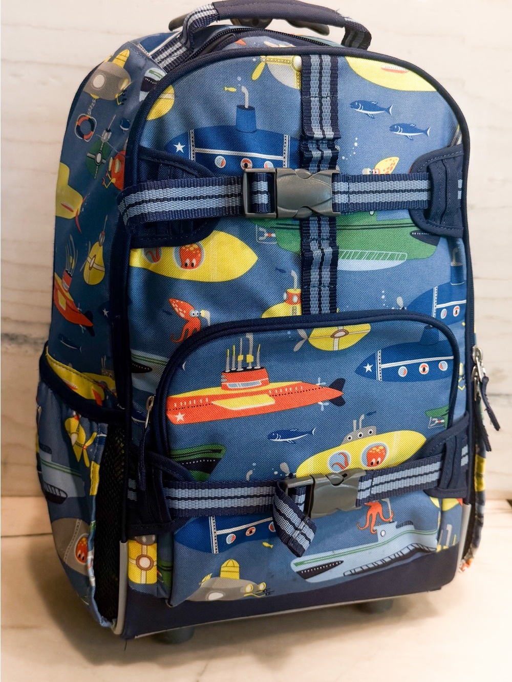 Pottery Barn Kids Submarine Adaptive Backpack